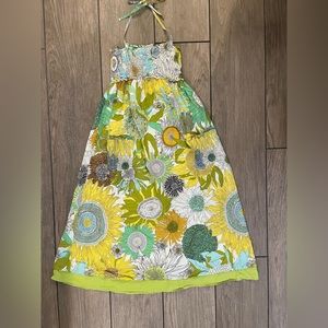 Liberty London sunflower dress